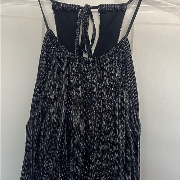 Chic Navy  and Silver Maxi Dress - Picture 4 of 7